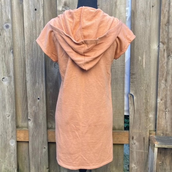 Lace V-Neck Pink Cotton Dress - Picture 3 of 3